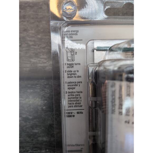 LUTRON tg 10ph toggler DIMMER SWITCH incandescent halogen [105] - Picture 4 of 9